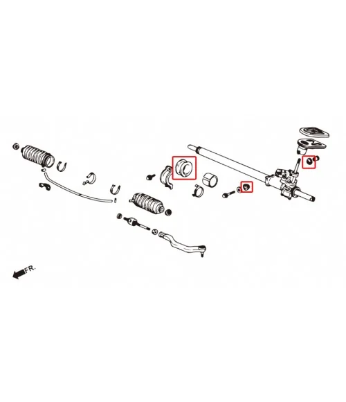 Hardrace 6223-US Reionforced Steering Bushing - 