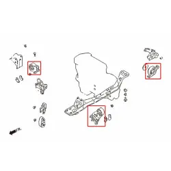 Hardrace 6234 Harden Engine Mount Nissan March - 