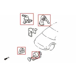 Hardrace 6236 Reinforced Engine Mount Mitsubishi Lancer mirage - 