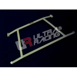 Ultra Racing 4-Point Front Lower Brace Honda Jazz/Fit 01-08