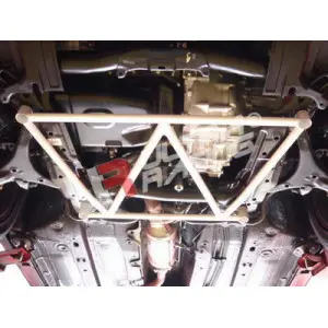 Ultra Racing 4-Point Front Lower Brace Honda Integra 01-06 DC5