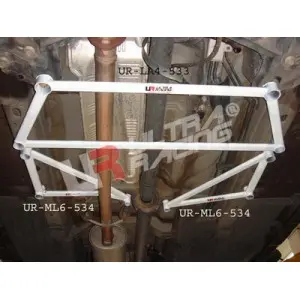 Ultra Racing 4-Point Front Lower Brace Honda CRV 07+ 2WD - 