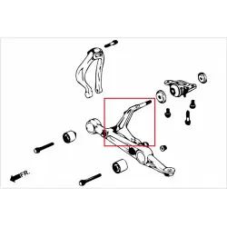 Hardrace 6247 Front Lower Arm Connecting Rod - 