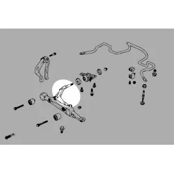 Hardrace 6247 Front Lower Arm Connecting Rod - 