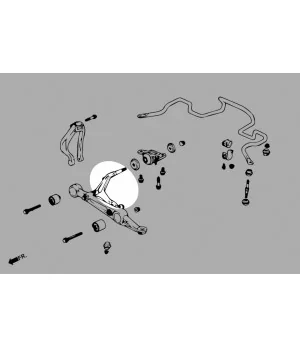 Biella braccio inferiore anteriore Hardrace 6247 - 