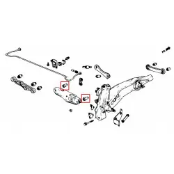 Hardrace 6257 Rear Lower Arm Bushing Honda - 