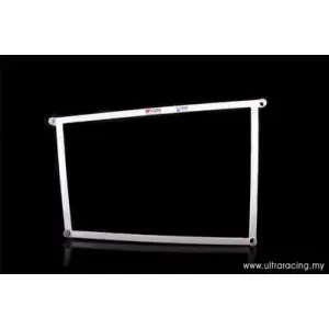 Ultra Racing 4-Point Mid Lower H-Brace Honda Jazz/Fit 01-08