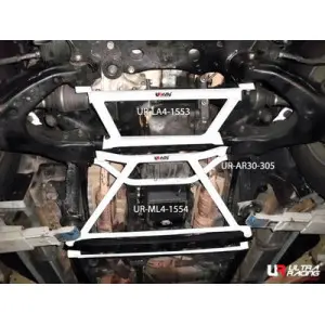 Ultra Racing 4-Point Front H-Brace Toyota Land Cruiser 100 98-07