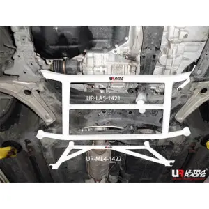 Ultra Racing 4-Point Mid Lower Brace 1422 Mitsubishi EVO X