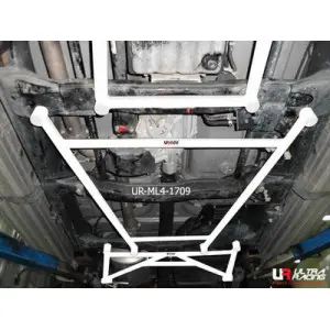 Ultra Racing 4-Point Mid Lower Brace Isuzu D-Max 3.0D 02+