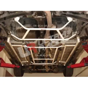 Ultra Racing 4-Point Mid Lower Brace Mitsubishi Outlander 03-06