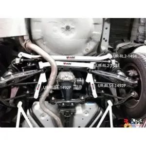 Ultra Racing 2x 2 Points Rear Side Bars Subaru Outback 09+/ XV 2.0 12+