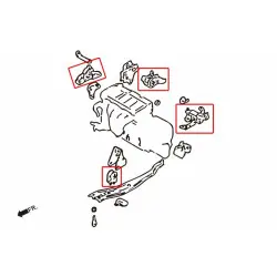 Hardrace 6296 Harden Engine Mount Ford Tierra, Mazda 323, 5 - 