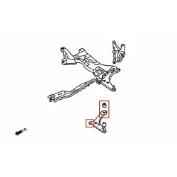 Boccola braccio inferiore anteriore Hardrace 6299 Mitsubishi - 