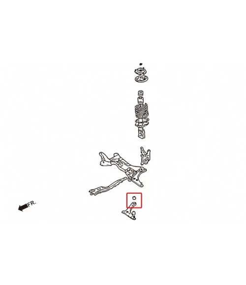 Boccola braccio inferiore anteriore Hardrace 6299-A Mitsubishi Colt, Colt plus, Lancer mirage - 