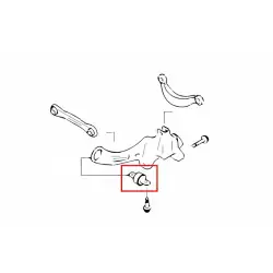 Boccola del braccio oscillante posteriore Hardrace 6305 Ford, Mazda, Volvo - 