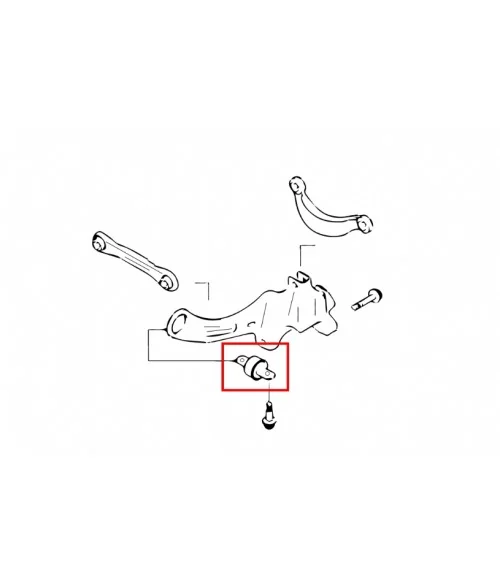 Boccola del braccio oscillante posteriore Hardrace 6305 Ford, Mazda, Volvo - 