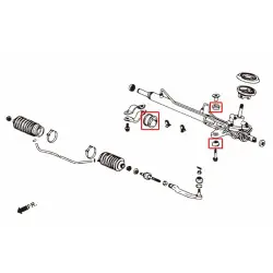 Boccola sterzo rinforzata Hardrace 6311 Tpv Honda Civic, CR-V - 