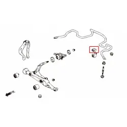 Boccola stabilizzatrice anteriore Hardrace 6326 Honda Civic, Crx, Integra - 