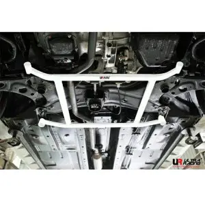 Ultra Racing 4-Point Front Lower Brace (1563) Perodua Myvi Lagi Best (M600) 1.5 2WD 11-17