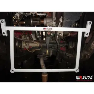 Ultra Racing 4-Point Front Lower Brace (163) Proton Savy 1.2 2WD 05-13