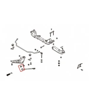 Boccola barra di tensione/rotella Hardrace 6330 Infiniti Q45, Nissan 240SX, Skyline, serie Z - 