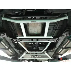 Ultra Racing 4-Point Front Lower Brace (3728) Toyota Hilux Surf (N180) 3.0D 4WD 95-02 - 