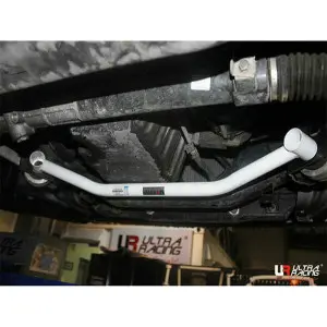 Ultra Racing 2-Point Front Lower Tiebar (3266) Ssangyong Chairman W 3.6 2WD/4WD 08-17 - 