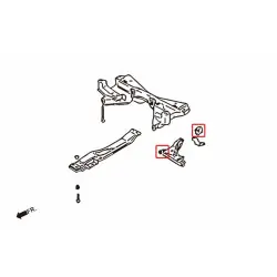 Hardrace 6344 Front Lower Arm Bushing Mitsubishi Lancer mirage - 