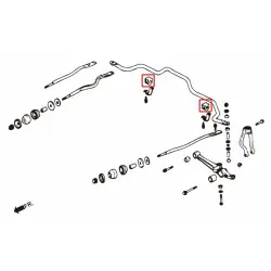 Boccola stabilizzatrice anteriore Hardrace 6346 Honda Accord - 