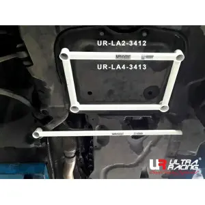 Ultra Racing 2-Point Front Lower Tiebar (3412) BMW E84 (X1) 2.0 4WD 09-15 - 