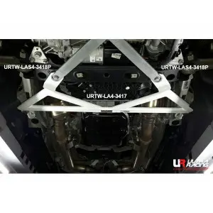 Ultra Racing 4-Point Front Lower Brace (3417) Mercedes C205 C250/C300 (Coupe) 2.0T 15-21/C63 S 4.0TT 14-21/C200 2.0 14-21 2WD - 