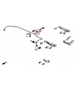 Boccola stabilizzatrice posteriore Hardrace 6355 Honda - 