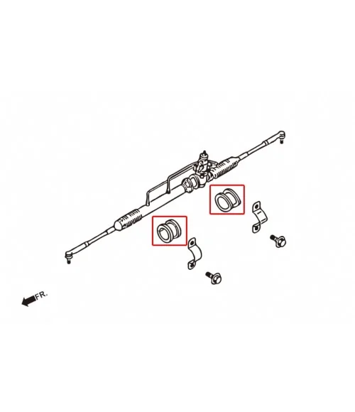Boccola sterzo Hardrace 6357 Tpv Nissan Primera - 