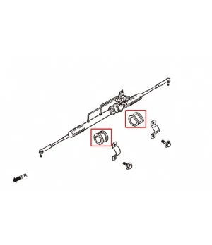Boccola sterzo Hardrace 6357 Tpv Nissan Primera - 