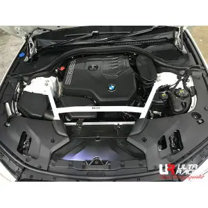 Ultra Racing 4-Point Front Upper Strutbar (4046) BMW 7 (730i) 2.0T 2WD 16-19/BMW 5 520D/530E/530I 2.0T 17+