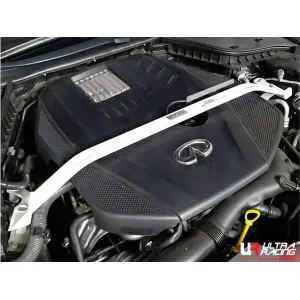Ultra Racing 2-Point Front Upper Strutbar (3998) Infiniti Q50 S (V37) 2.0T 2WD FL 16+