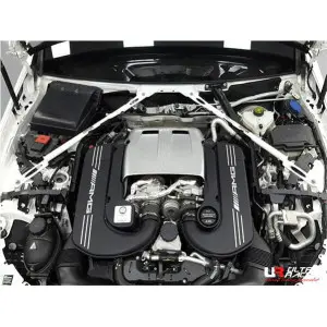 Ultra Racing 4-Point Front Upper Strutbar (3416P) Mercedes C205/C250/C300 (Coupe) 2.0T 15-21/S205 C63 S 4.0TT 14-21 2WD