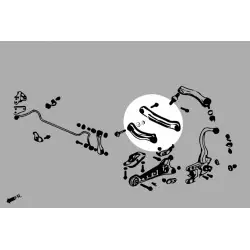 Hardrace 6360 Rear Lateral Arm Honda Accord - 