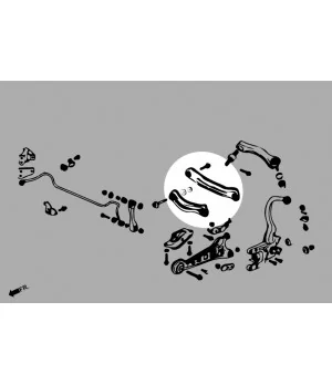 Hardrace 6361 Rear Lateral Arm Honda Accord - 