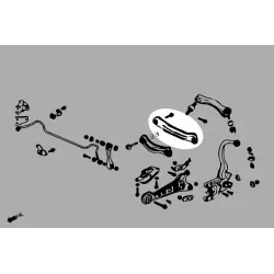 Hardrace 6361-L Rear Lateral Arm - Rear Side Honda Accord - 