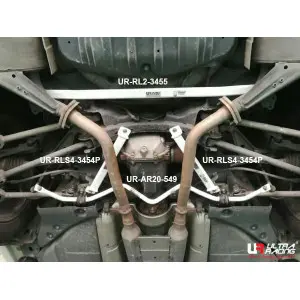 Ultra Racing 2-Point Rear Lower Bar (3455) Infiniti Q70 (Y51) 2.5/3.5 V6 2WD 13+