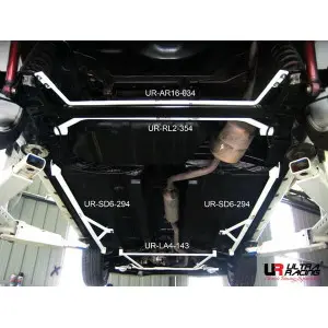 Ultra Racing 2-Point Rear Lower Bar (354) Perodua Myvi (M300) 1.0/1.3 2WD 05-11/Myvi (M600) 1.3/1.5 11-17