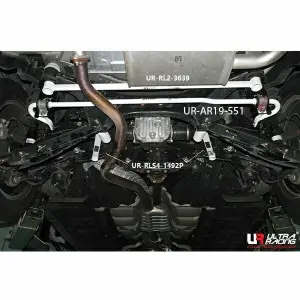 Ultra Racing 2-Point Rear Lower Bar (3639) Subaru Exiga 2.0T 4WD 08-18