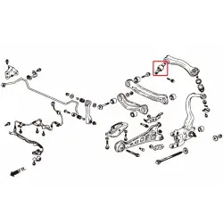 Boccola braccio superiore posteriore Hardrace 6368 Honda Accord - 