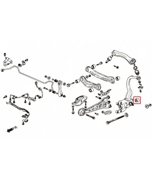 Ammortizzatore posteriore Hardrace 6369F ammortizzato/boccola snodo Honda Accord - 