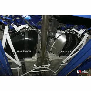 Ultra Racing 6-Point Rear Lower Bar (1476P) Hyundai Genesis Coupe/Rohens Coupe (BK) 2.0T 2WD 09-16