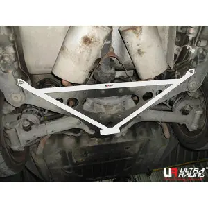 Ultra Racing 3-Point Rear Lower Bar (2816) Jaguar XJ6 (XJ40) 4.0 2WD 86-94
