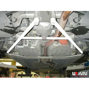 Ultra Racing 4-Point Rear Lower Bar (4047) BMW 5 G30 (530E) 2.0T 2WD Electric Motor 17+