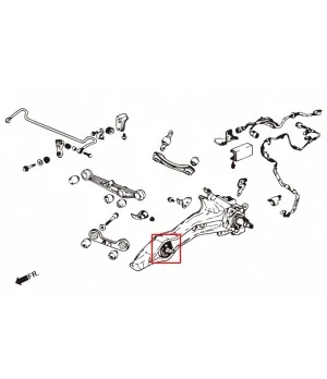 Hardrace 6385 Rear Trailing Arm Bushing Honda Integra - 